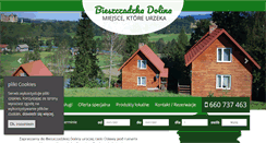 Desktop Screenshot of bieszczadzkadolina.pl